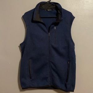 Blue Zip Up Vest